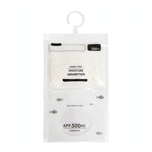 Moisture absorber bags for the household