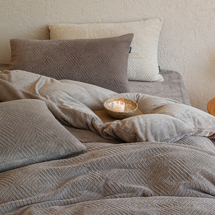 Milk fiber bedding, 4-piece, thickened, Autumn/Winter