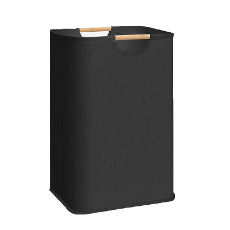 Foldable laundry basket made of cotton and linen