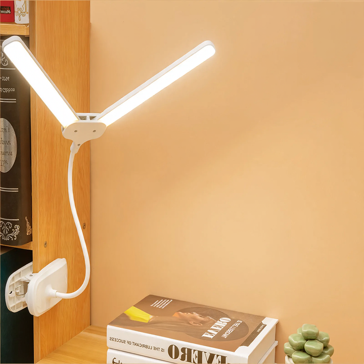 LED clamp lamp for desk and dormitory
