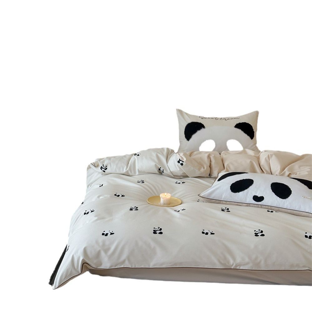 Bedding set made of brushed cotton, cartoon design