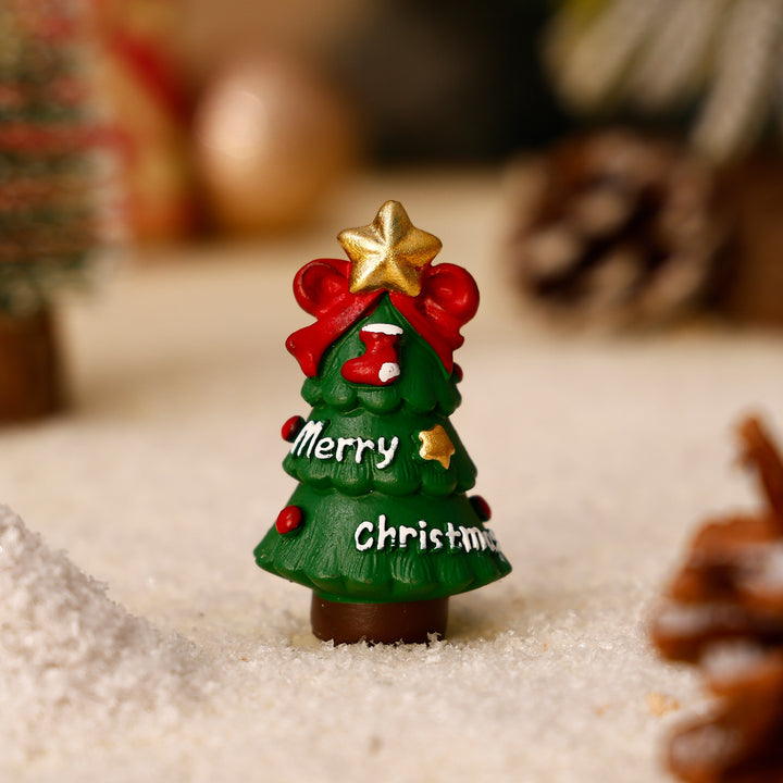 Decorative Christmas figures made of resin
