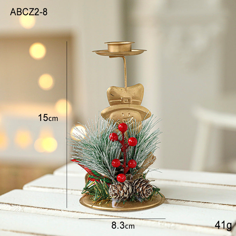 Decorative candle holder made of iron