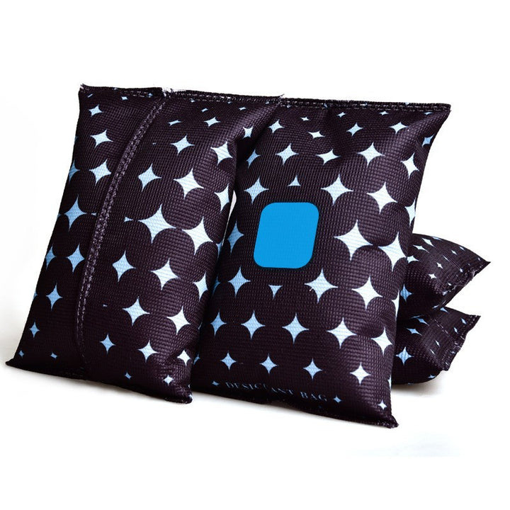 Silicone desiccant bags for moisture regulation