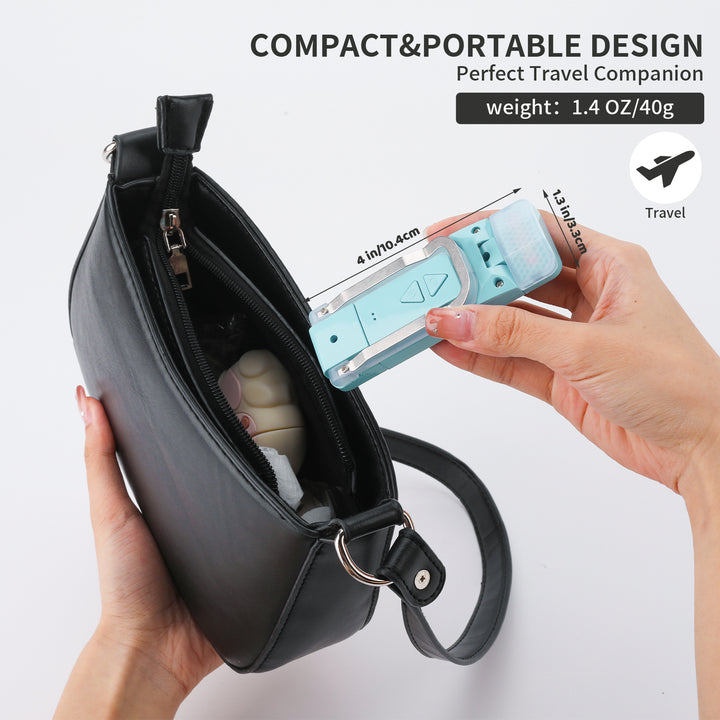 Compact LED clamp light for studying and dormitory