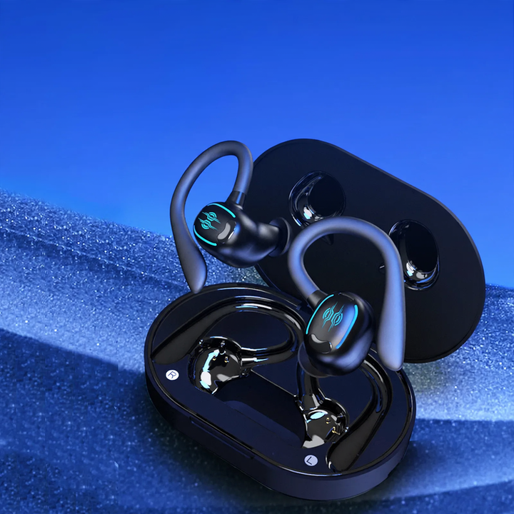 Ear hook Bluetooth earbuds, clear calls, long battery life