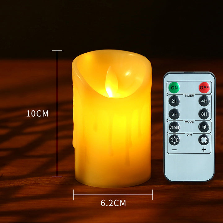 LED Real Wax Look Candles with Flicker Effect