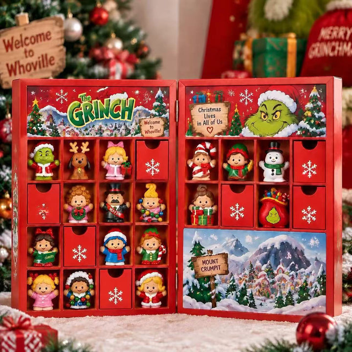 Decorative Figures- Advent Calendar- Box, Acrylic