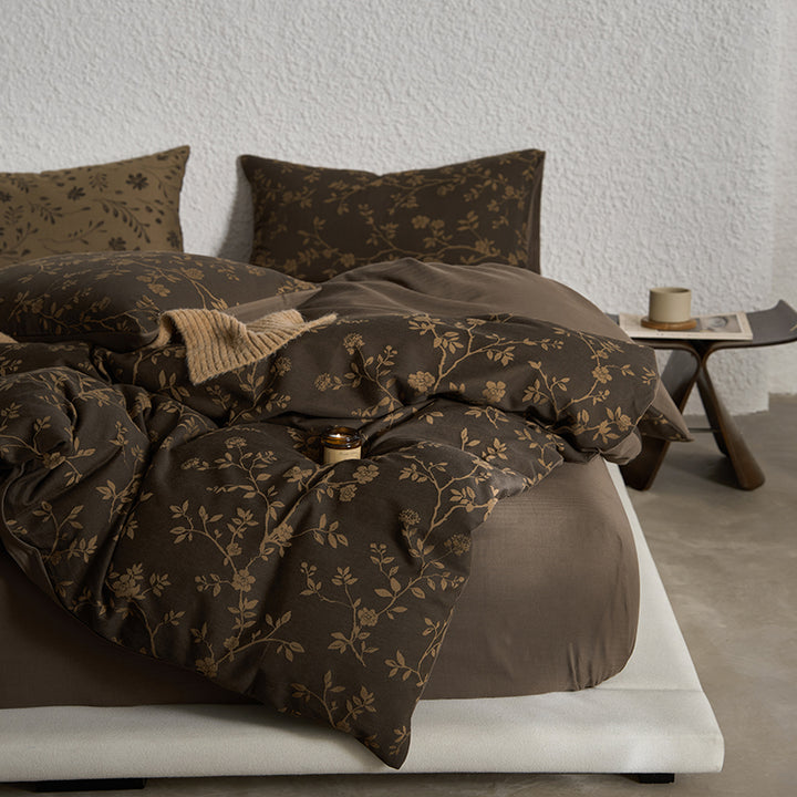 Vintage Bedding Set, Cotton, Jacquard Look