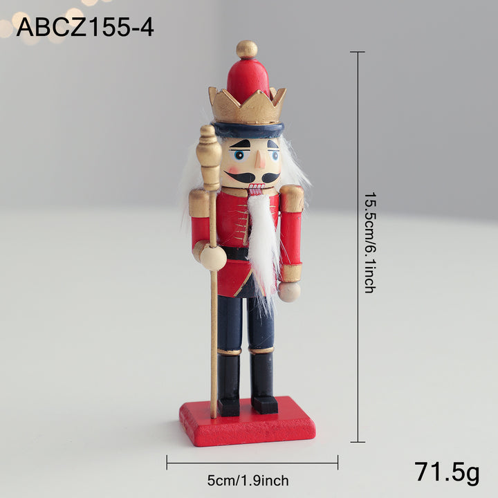 Nutcracker soldier made of wood, various sizes