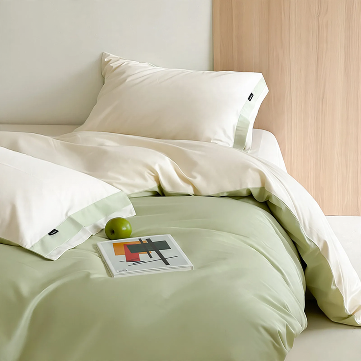 Cotton bedding set 4-piece, satin weave