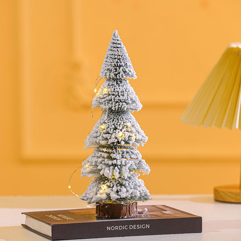 Mini Christmas tree made of PVC, snow-covered, various sizes