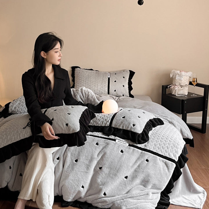Playful princess-style bedding set