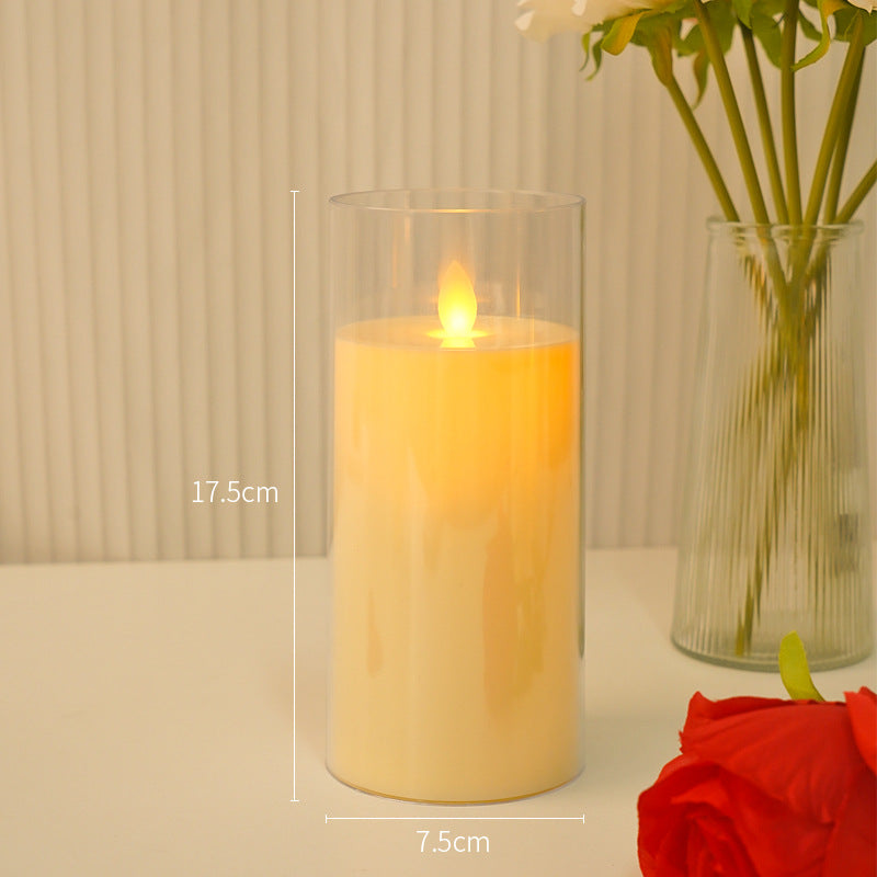 LED mood light in candle shape with remote control