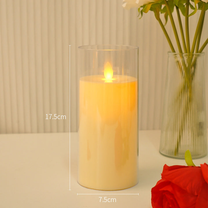 LED mood light in candle shape with remote control