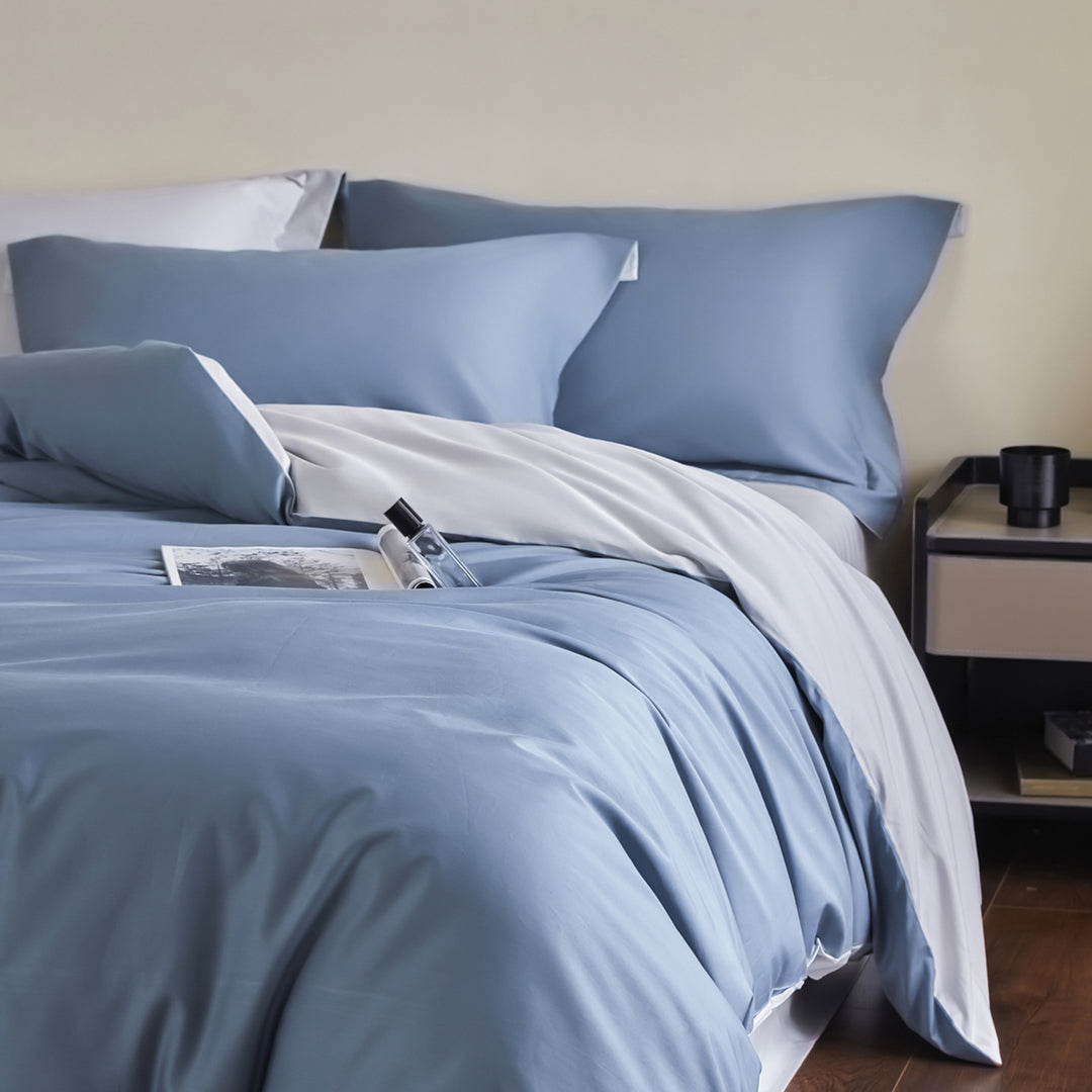 Cotton Bedding Set, Long Staple, Solid Color
