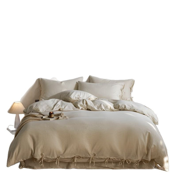 Cotton bedding set, Japanese style, simple