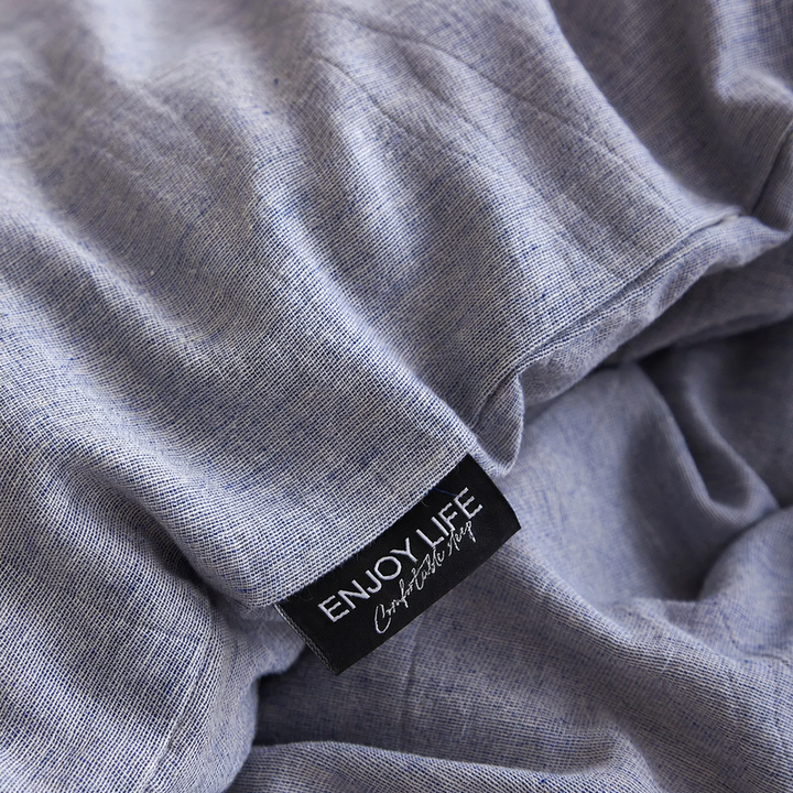 Cotton-Linen Pillowcases, Pair