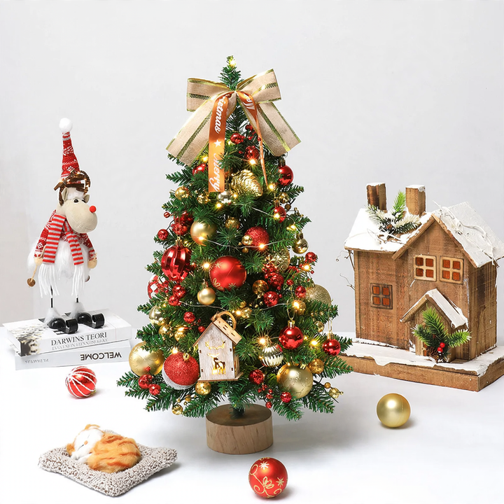 Decorative mini Christmas tree for table and window