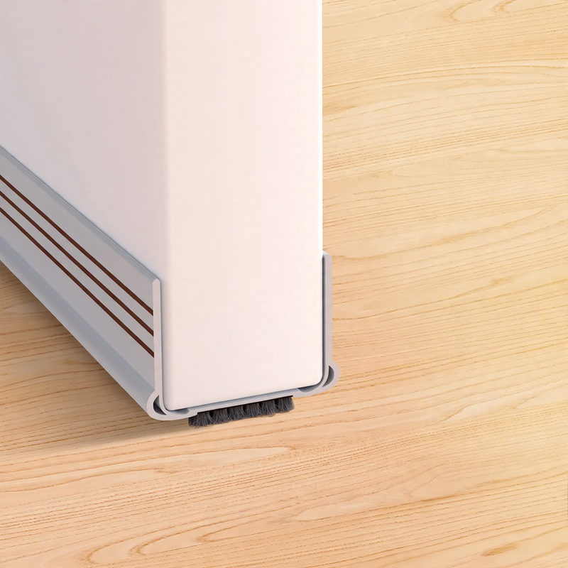 Door gap sealing strip for interior doors
