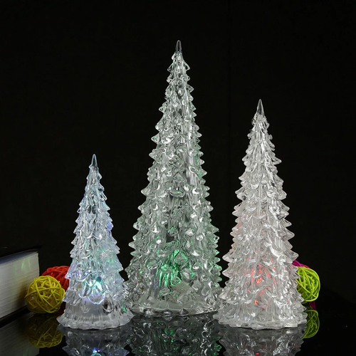 LED Acrylic Christmas Tree Night Light