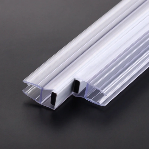 Magnetic seal strip for glass doors