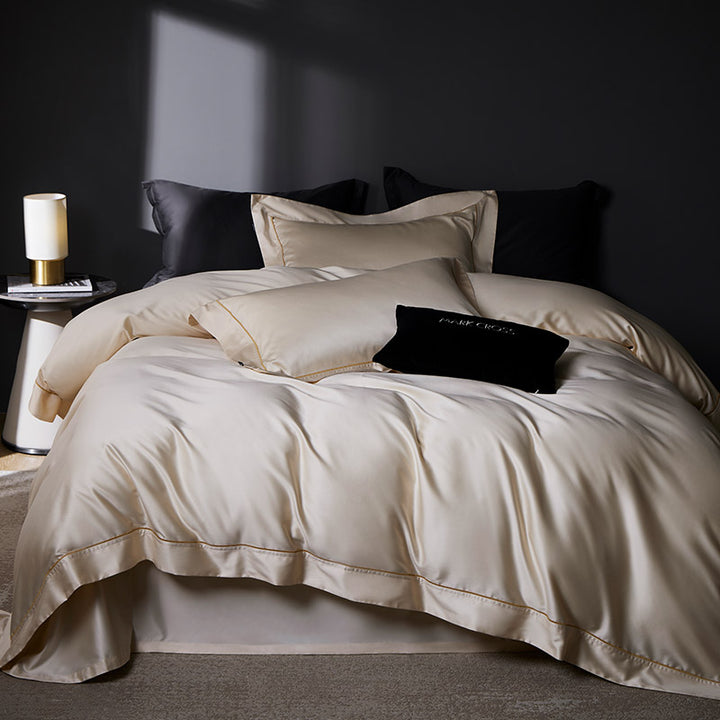 Luxury bedding set, 140 long-staple cotton, 4-piece