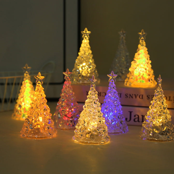 LED night light in star Christmas tree shape