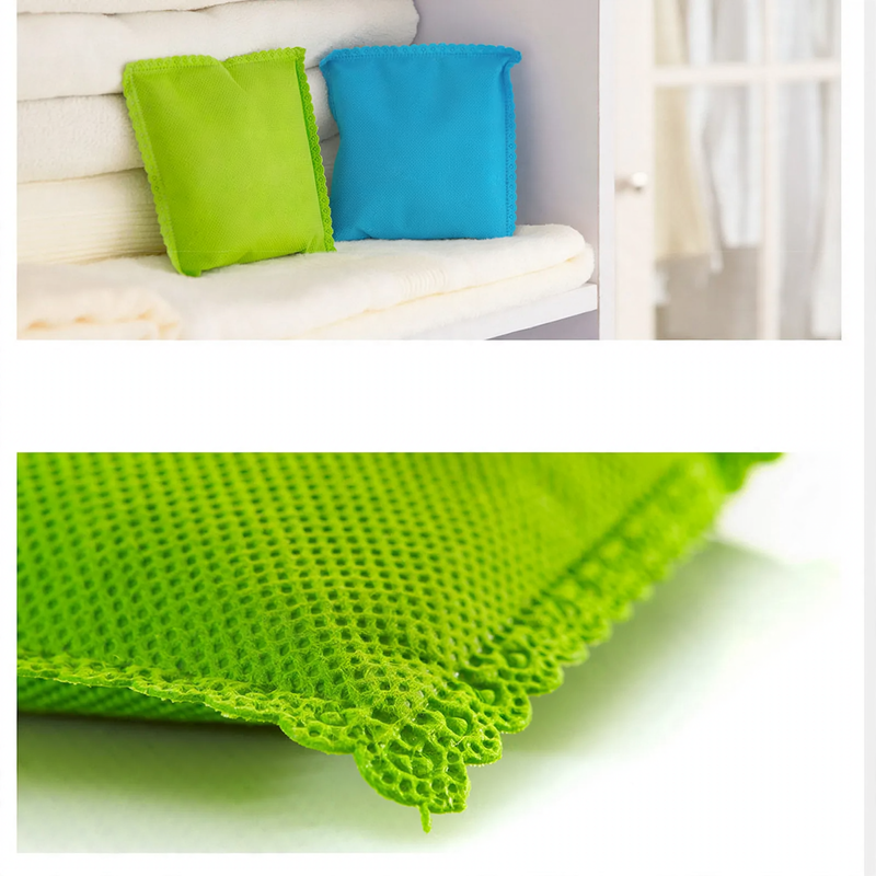 Activated carbon bags for humidity regulation and odor removal