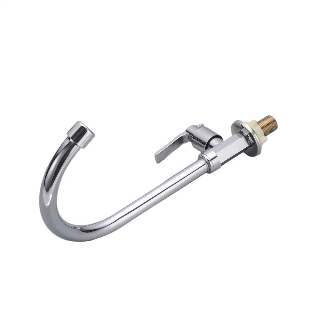 Cold water kitchen faucet, hexagonal high spout
