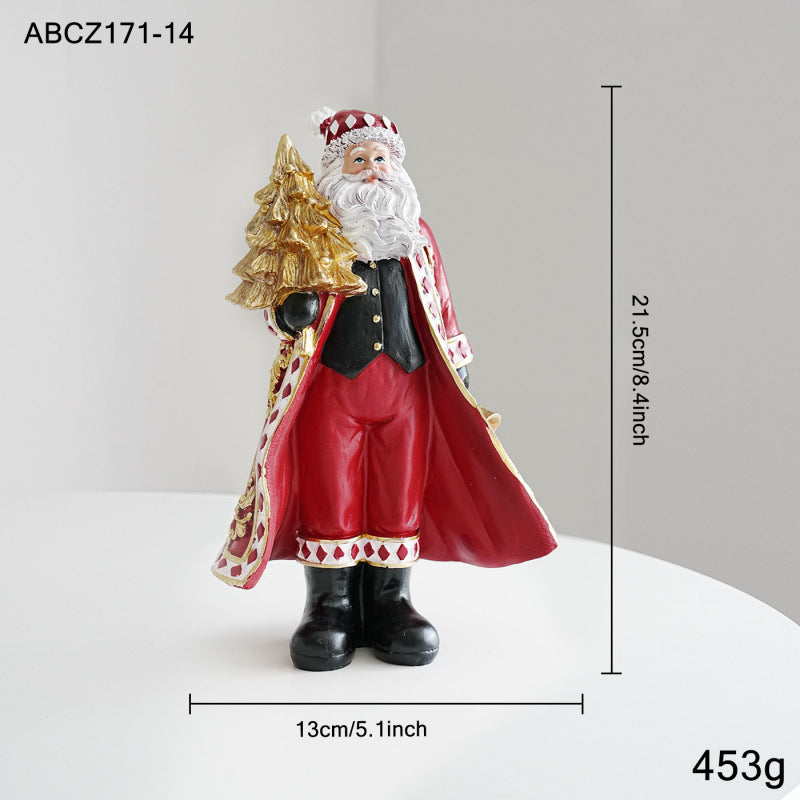 Decorative Christmas figure made of resin