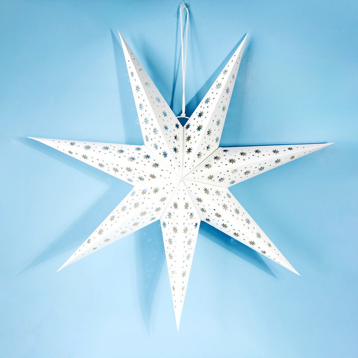 Decorative 7-point paper star, 60 cm