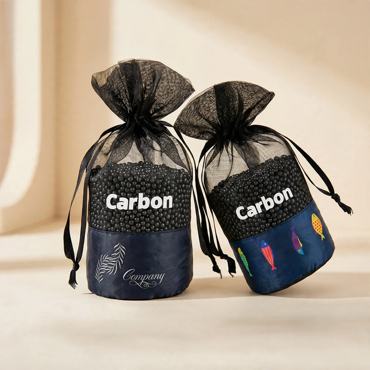 Activated carbon bags for odor neutralization and moisture absorption