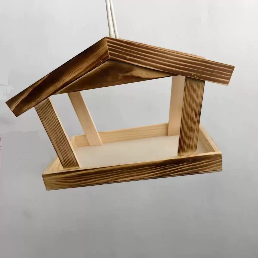 Pine Wood Birdhouse for Hanging