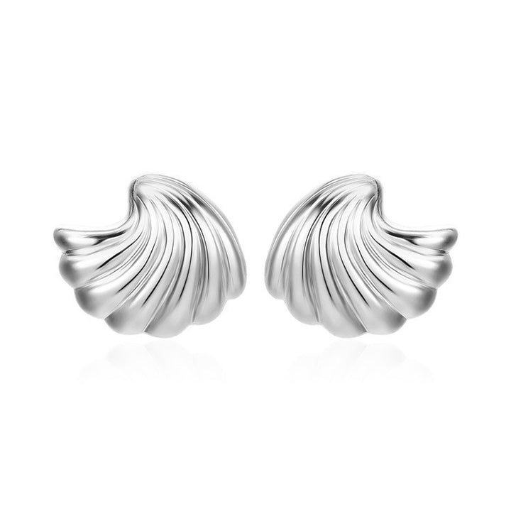 Crescent moon earrings made of stainless steel