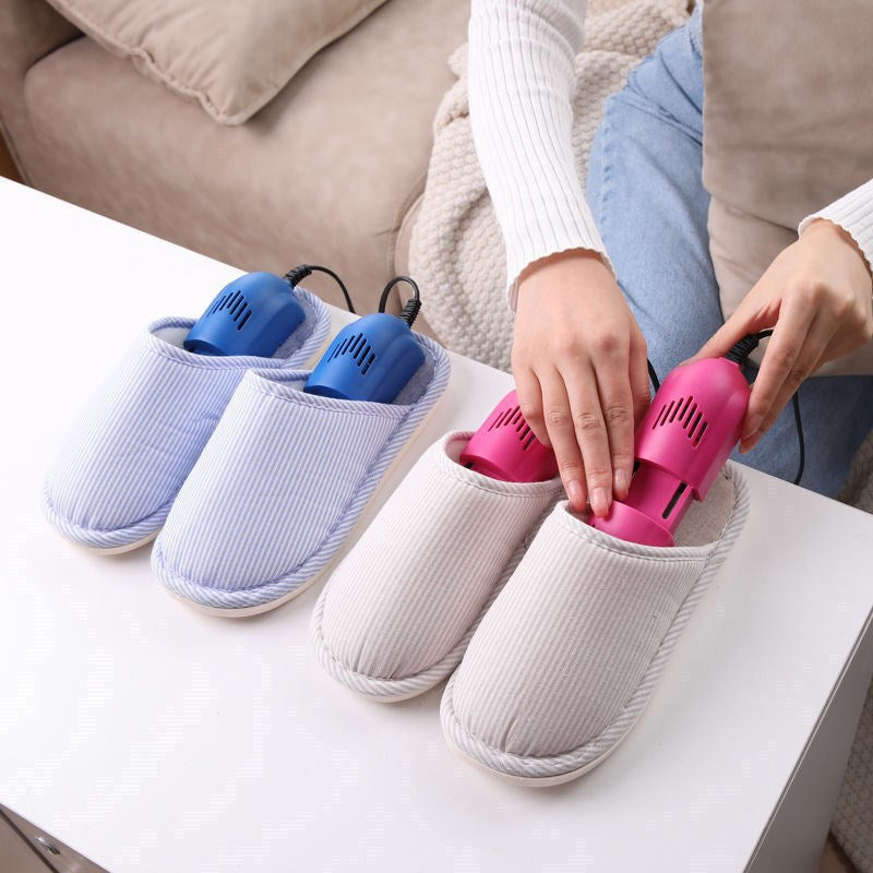 Telescopic shoe dryer with heating function