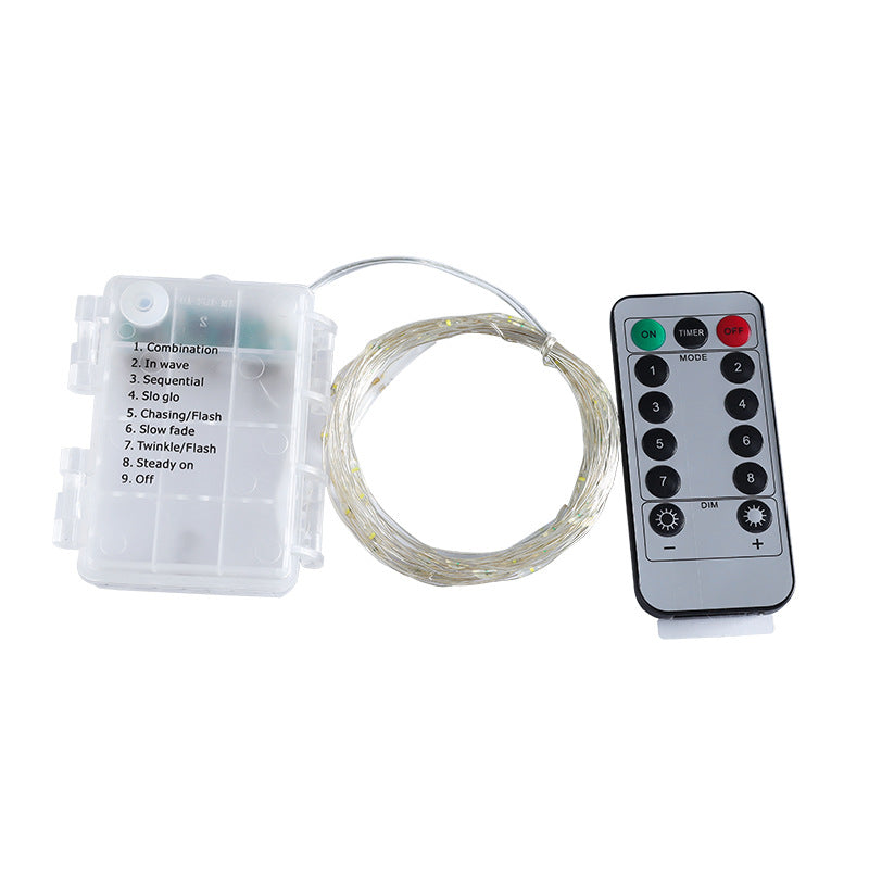 LED Copper Wire String Lights with Remote Control