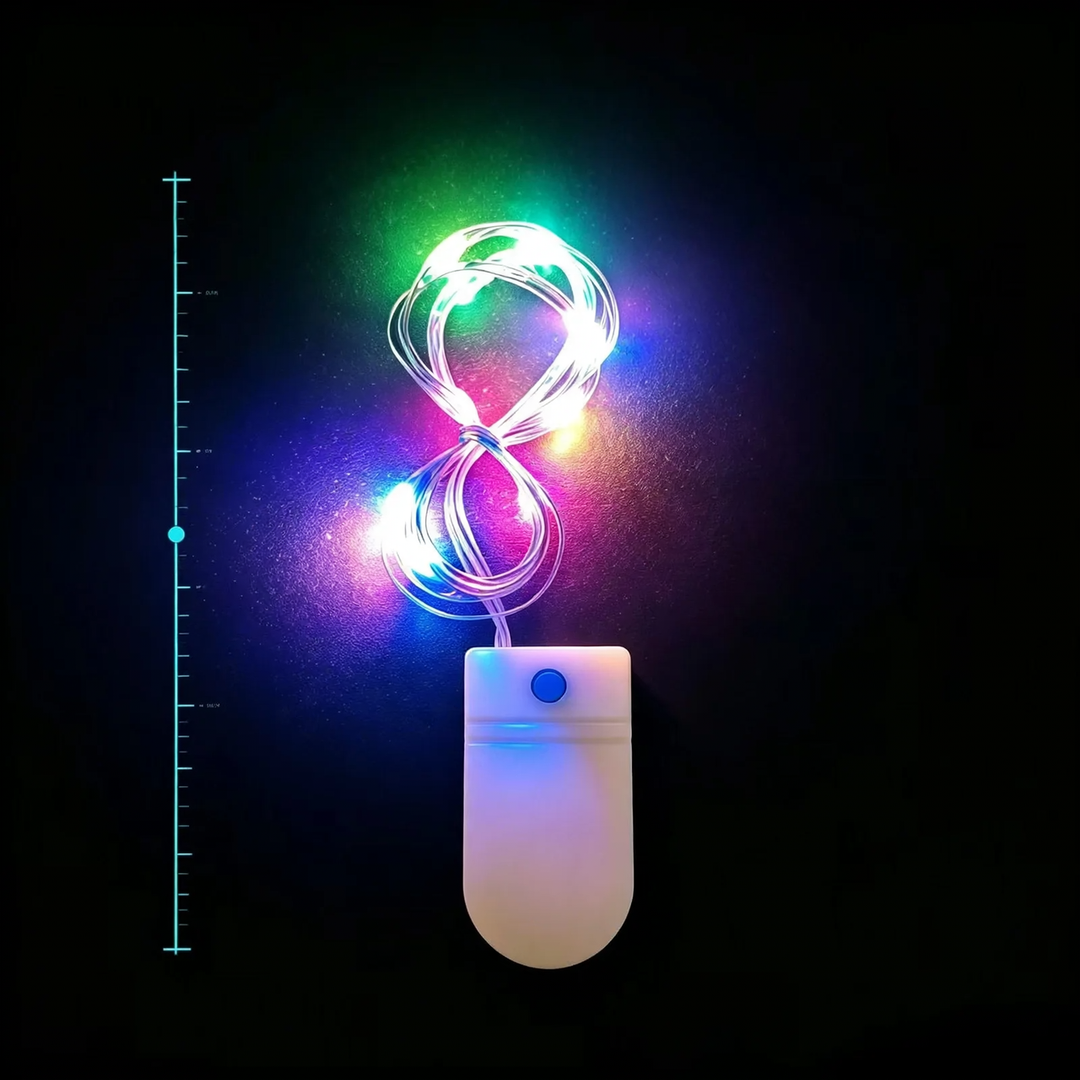 LED Copper Wire String Lights with Battery Box