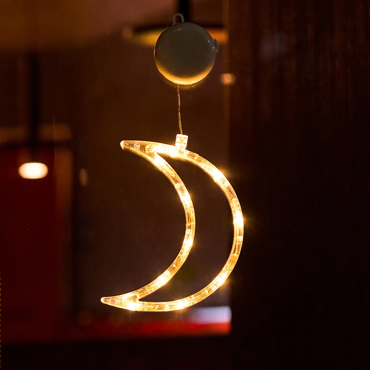 LED window decoration light with suction cup