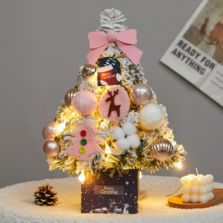 Mini Christmas tree for the table, 50 cm, including lighting