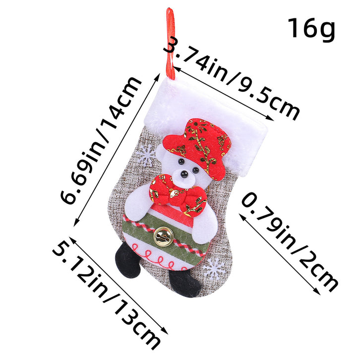 Christmas Elf with Knit Hat and Antlers