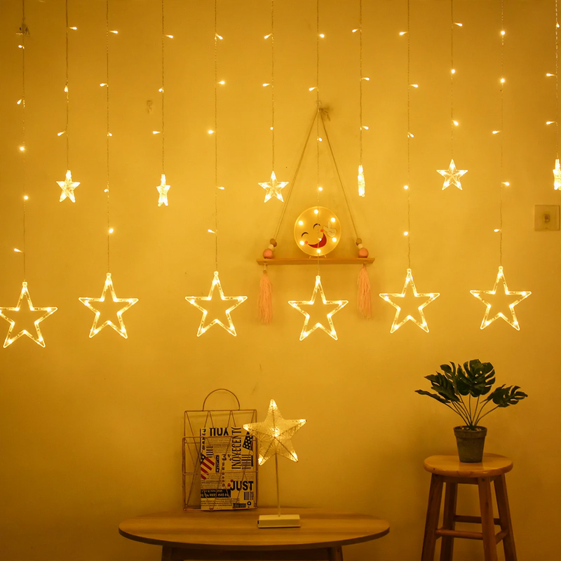 LED Star String Lights for Festive Decoration