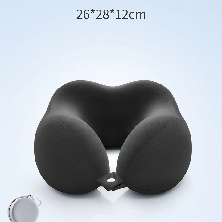 Travel Neck Pillow U-Shape Memory Foam 360° Neck Support