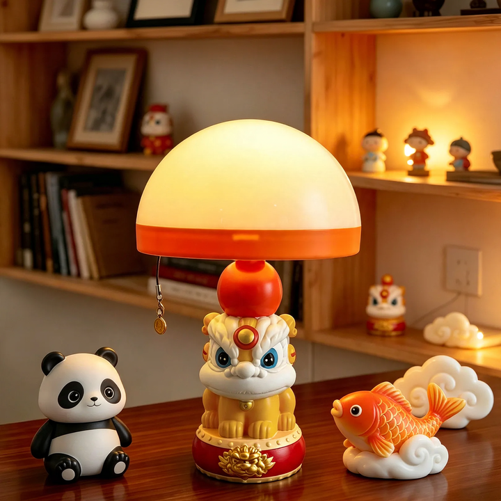 Lion Dance Night Light with Color Change