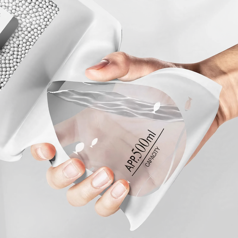 Hanging dehumidifier bag for wardrobes