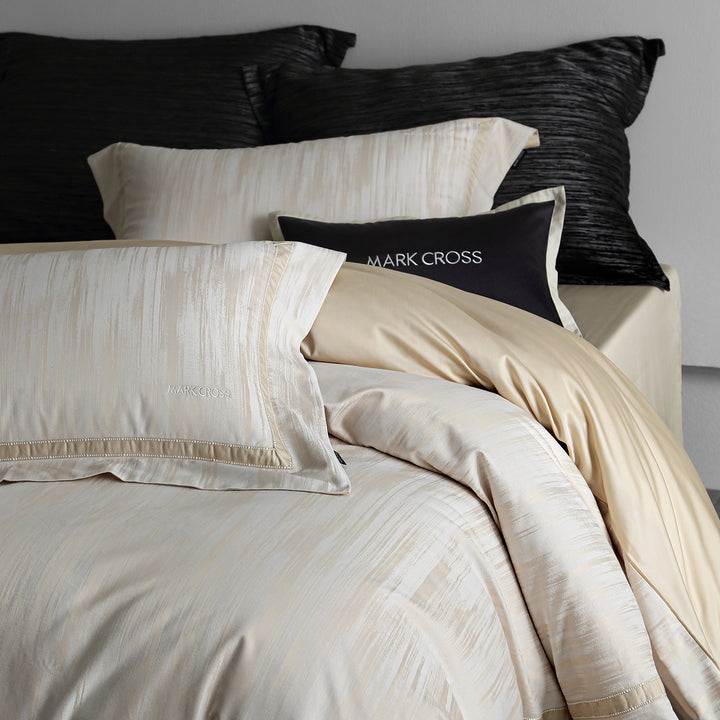 Bedding set, long-staple cotton, jacquard relief, 4-piece