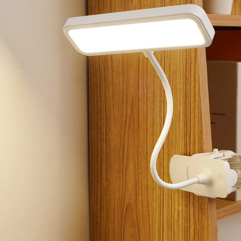 LED Clamp Lamp for Studying and Reading, Eye-Friendly