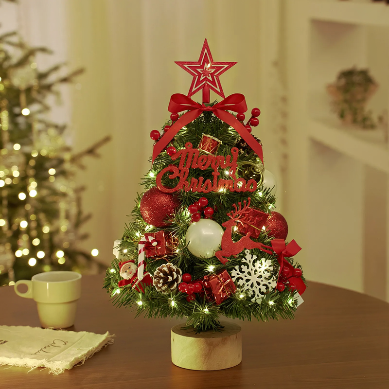 Mini Christmas tree for the table with lighting