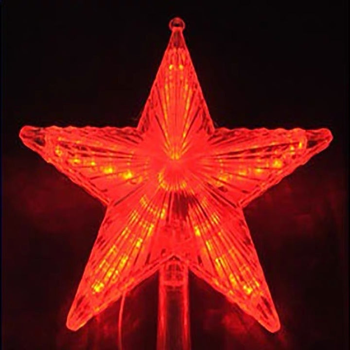 LED Christmas Tree Top Star, 20 cm, illuminated