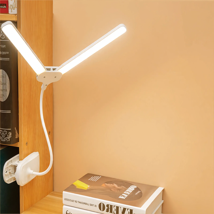 LED clamp lamp for desk and dormitory